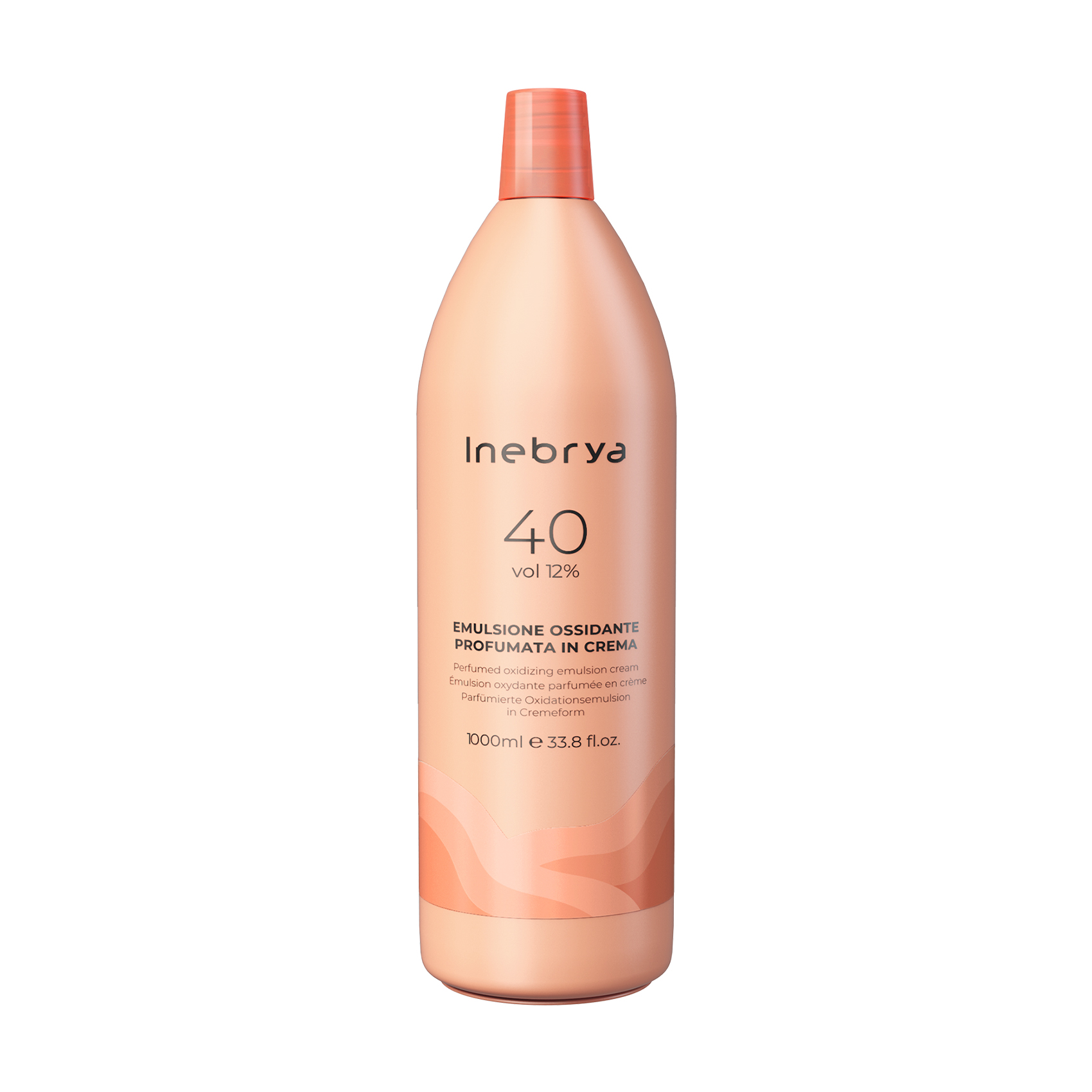 Парфумована окислювальна емульсія для волосся Inebrya Perfumed Oxidizing Emulsion Cream 40 vol 12%, 1 л